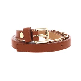 VALENTINO Emma Winter Belt W100 Cuoio / Oro - Can be Shortened, Cuoio / Oro