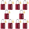 Kenning 10 Pcs Combination Padlock 4 Digit Combination Lock with
