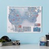 Maps International - Scratch Off USA Map Skiing Print -