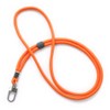 trage.band® Long Adjustable Lanyard Neck Strap with Carabiner Hook Orange