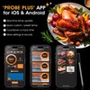 4 Probes Wireless Meat Thermometer for Grilling and Smoking, Waterproof