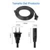 Cable De A C Tipo 8 Alimentacion Para Bocinas Harman