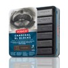 Derwent Charcoal XL Blocks 6 Tin, Set of 6, 60mm
