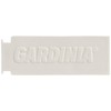 Gardinia 2 x White Plastic Curtain Track End Pieces GE1