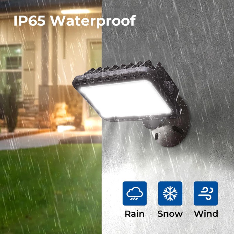 CINOTON 20W LED Flood Lights Outdoor, IP65 Waterproof Exterior Security