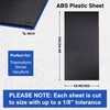 Duco USA-Made ABS Plastic Sheet 1/8 Inch Thick 12" x