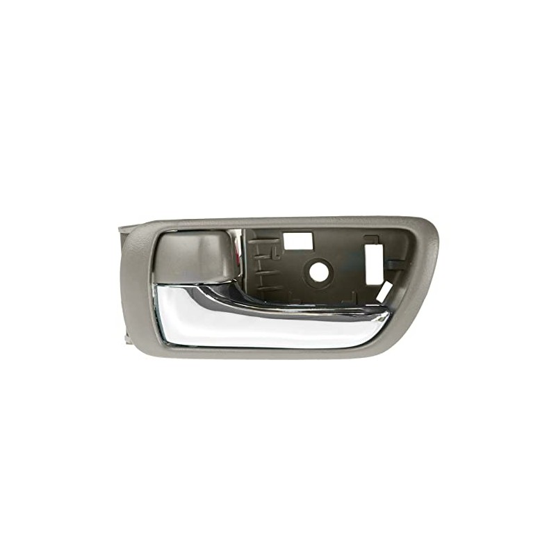 TRQ Left Interior Door Handle Chrome & Brown Drivers Side