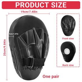 pangdapengpeng Boxing Pads, Curved Punching Target Pads