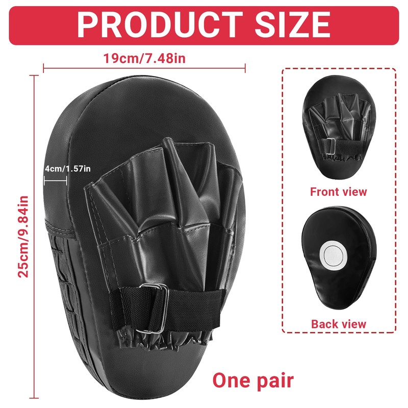 pangdapengpeng Boxing Pads, Curved Punching Target Pads