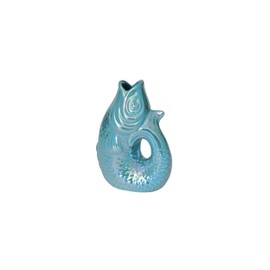 Monsieur Carafon, Fish Vase/Jug/Jug, Size XS, 0.2 Litres, Size 9.5 x 13 x 6 cm, Rainbow Colours (Rainbow Ocean)