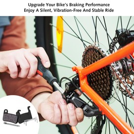 4 Pairs Bicycle Brake Pads Disc Brake Pads Set Compatible with Shimano Deore XT XTR LX SLX Hone Alfine Saint Disc Brake