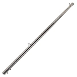 MARINE CITY Flag Stanchion Pole – 304 Stainless Steel 24-Inch Adjustable, Corrosion-Resistant for Yachts, Boats, and RVs (Pack of 1)