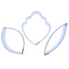 Valley Cutter Company Cymbidium Orchid Set of 3 Stainless Steel