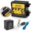 BUNKER INDUST Trailer Brakes Breakaway Kit with Charger, LED Indicator,