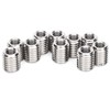 Fafeicy 10Pcs Threaded Insert Nuts, Stainless Steel Hex Socket Screw