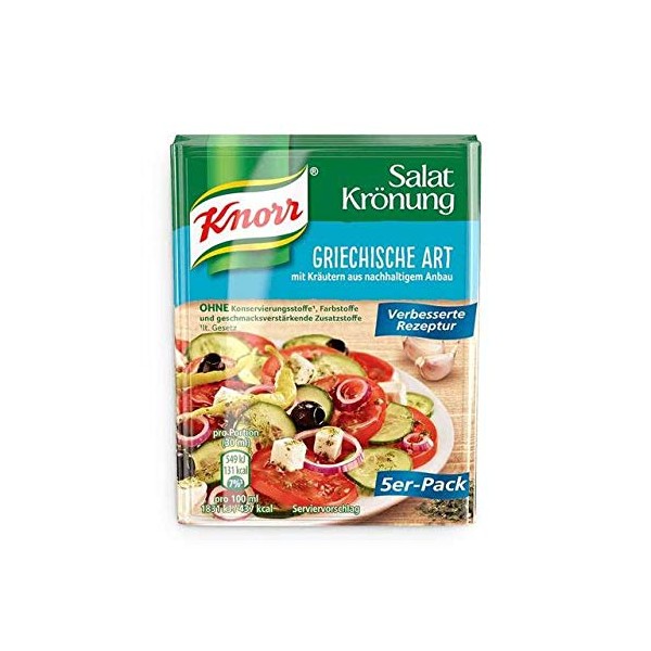 From Germany Knorr Salat Kronung Greek Salad Dressing 5 Pack