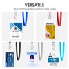 Avorast 10 Pack Vertical ID Card Name Tag Badge Holders