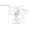 LKB-01D Water Flow Switch - 250V 15A, Two Way, IP54,