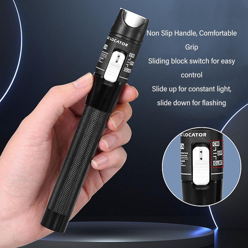 Fiber Visual Fault Locator 80MW 80KM, Fiber Optic Cable Tester