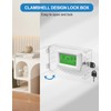 Upifen Clear Thermostat Lock Box with Key - Thermostat Cover