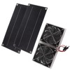 Solar Panel Fan Kit Waterproof Portable Environment Friendly Solar Exhaust
