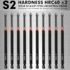 NoBrand 10-Pack Bits #2 Impact, 6-Inch Long Magnetic Head Drill