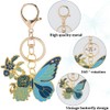 SOFPLATE 1 Box 4 Pack Butterfly Keychains Bulk Party Favors