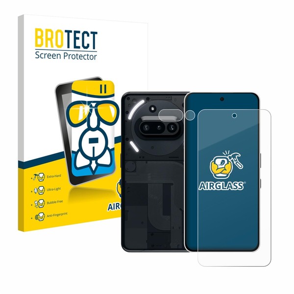 brotect Glass Screen Protector Film compatible with Nothing Phone (3a)