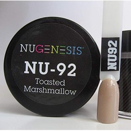 NuGenesis Nail Dipping Powder Color 1.5oz/43g Jar - (NU92 TOASTED MARSHMALLOW)