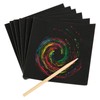 Kesote Scratch Paper 100 Sheets Magic Scratch Art Set Scratch