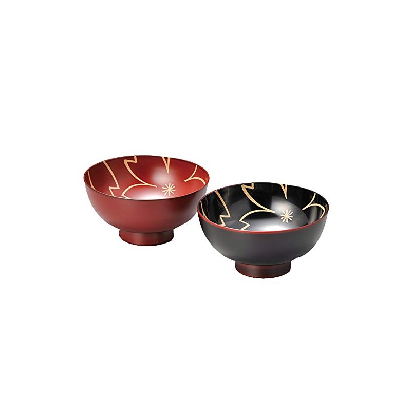 Kosei A-06 Echizen Lacquerware Echizen Lacquerware Bowl, Couple, Soup Bowl,