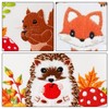 Louise Maelys 3 Set Animal Embroidery Kits for Beginners with