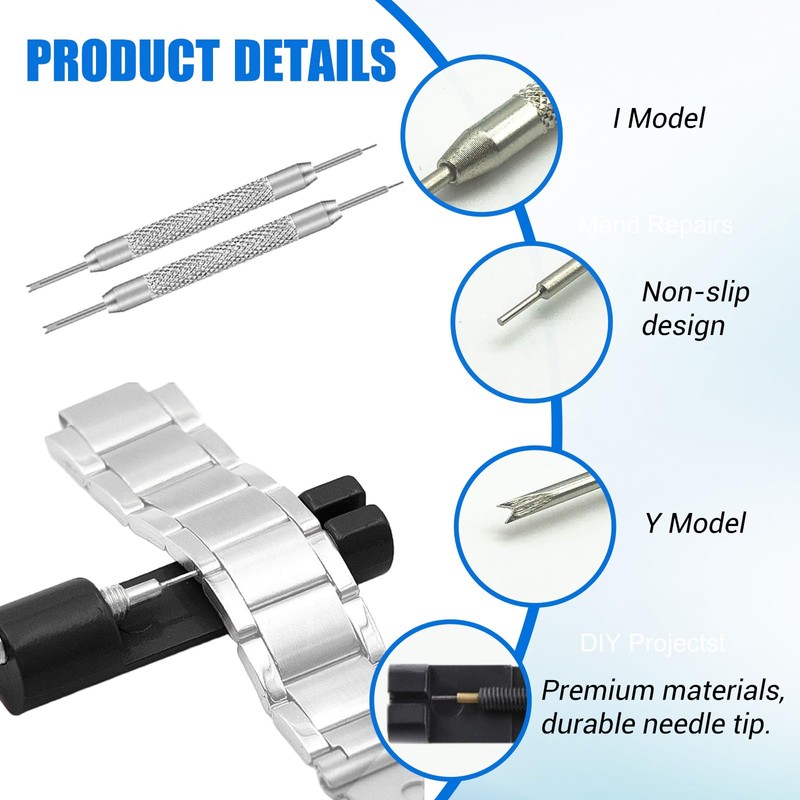 4PCS Watch Link Removal Kit, Watch Band Tool Repair Kit,