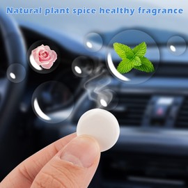 Jimtyee Car Air Fresheners Refills Solid Fragrance Replacement Pads Car Air Vent Clip Freshener Gulong flavor Long Lasting Air Freshener for Car