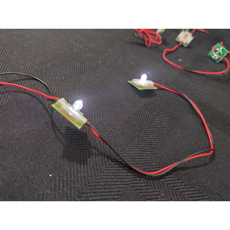 Unbranded 5 Wired LED Lights 2 LEDs Per 3v-5v