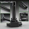 4Pcs Ignition Coil Pack & Spark Plugs Fit for Mazda