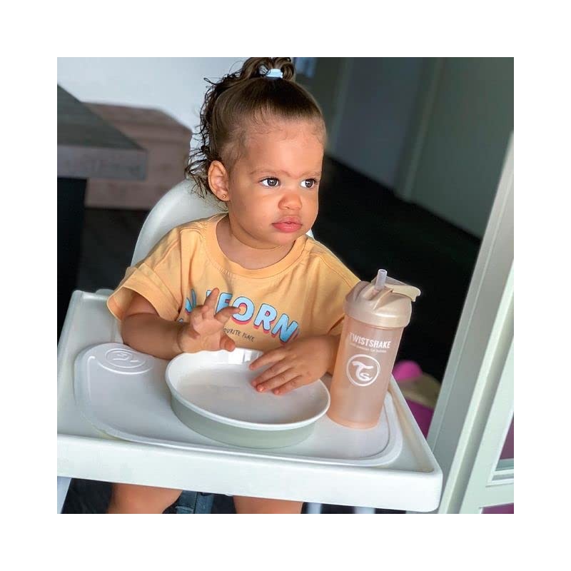 TwistShake Click Mat Mini Placemats, White, 12.2 x 6.7 inches