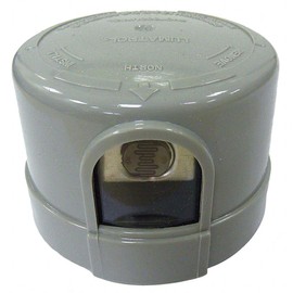 Dayton Photocontrol, 120VAC Voltage, 1800 Max. Wattage, Turn-Lock Mounting