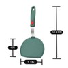 Tenta Kitchen Silicone Turner Spatula Non-Stick Cookware Safe Wide Pancake