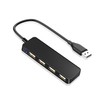 USB hub, 4-port USB 2.0 hub, ultra-thin portable USB splitter,