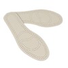 NOLITOY Lightweight Breathable Leather Insoles Bamboo for Damping Shock Absorption