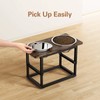 Zarler Elevated Dog Bowls for X-Large and Large Breed, 5