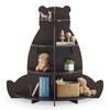 Delta Children Bear Bookcase - Greenguard Gold Certified, Crafted Walnut