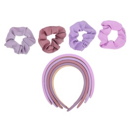 minkissy Pcs Satin Ties Set Multi-function Hair Accessories for Women Detangler Ponytails Hooks Chic Ropes for Daily Use Random