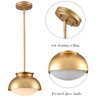 Gold Pendant Light Fixture Dome Brass Pendant Lights Kitchen Island
