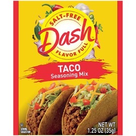 Mrs Dash Salt Free Taco Seasoning Mix (1.25 oz Packets) 6 Pack
