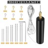 Lyaciomn Electric Resin Drill Set,Including Eye Screws,Twist Drill Bits Tools,Electric