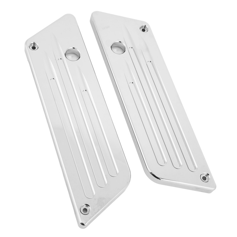 2 Pcs Saddlebag Latch Covers Saddle Bag Outer Lid Hinge