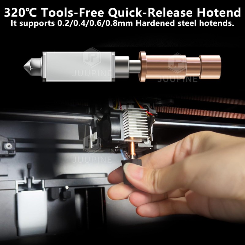 Upgraded 3 Pack Hardened Ceramic Hotend for Kobra S1 Combo
