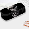 Yekiua Human Skull Pencil Holder Fashion Dramatic Lightning Big Capacity